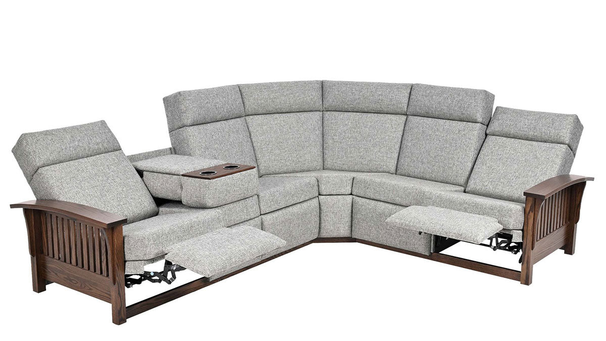 Mission Sectional Sofa - Wallhugger