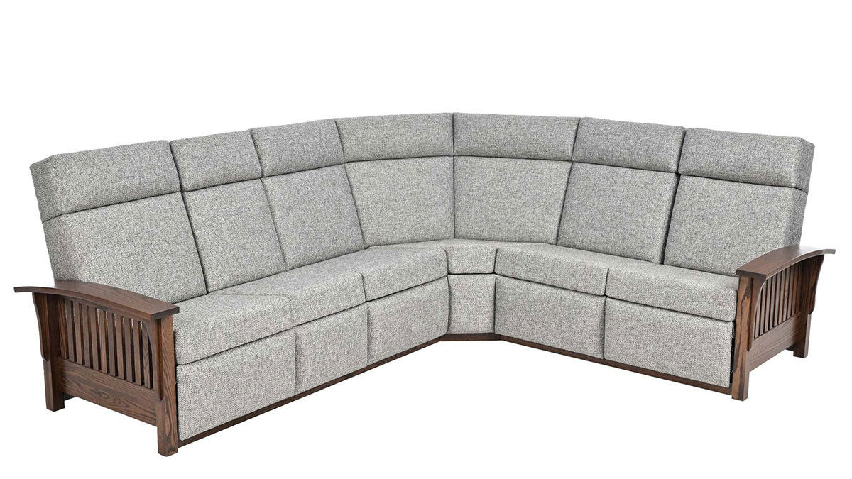 Mission Sectional Sofa - Wallhugger