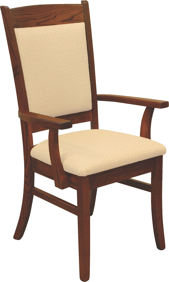 Franklin Arm Chair with Fabric Seat and Back