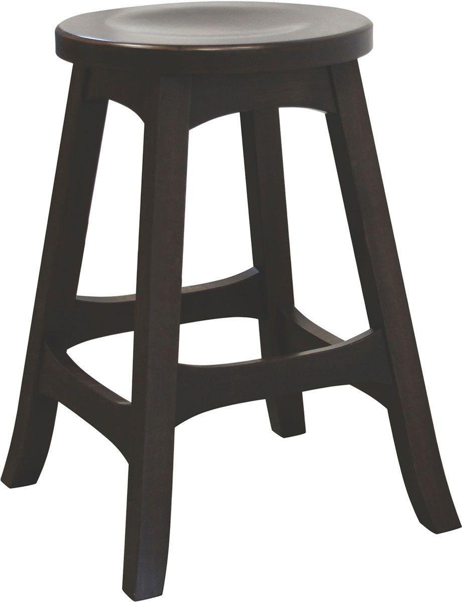 Weston Stationary Bar Stool with Round Seat