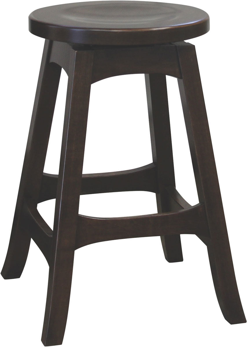 Weston Swivel Bar Stool with Round Seat