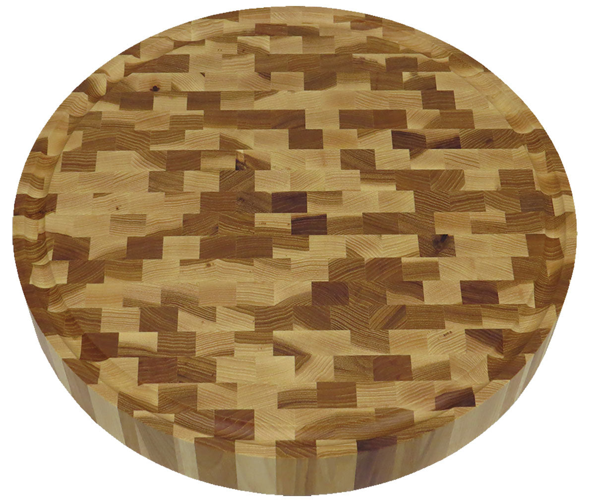 The Hudson Chopping Block – Hickory Nut Wood Pattern