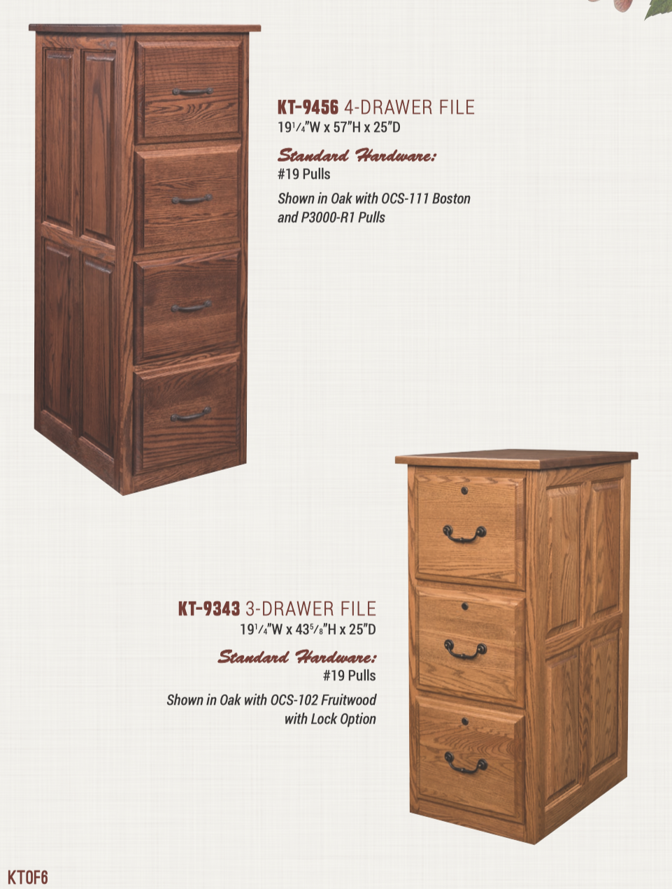 2 Drawer Raised Panel Lateral File Cabinet