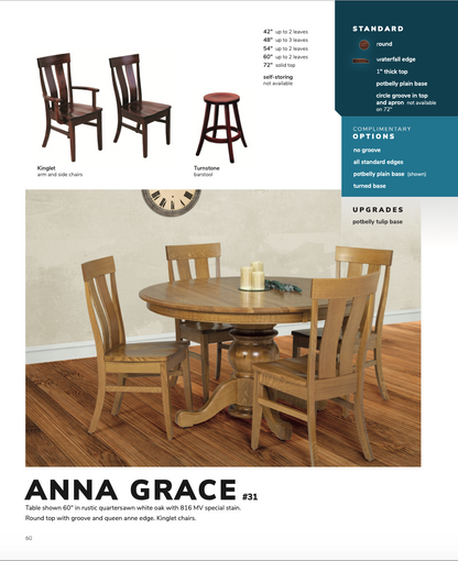 Anna Grace Table and Chair Set