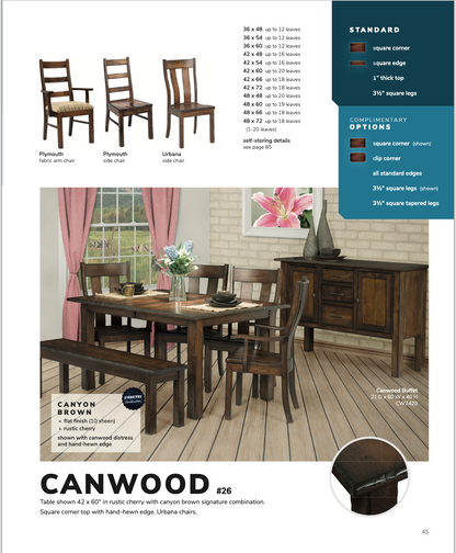 Canwood Table and Chair Set