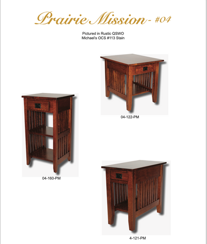 Prairie Mission Coffee Table With Drawer