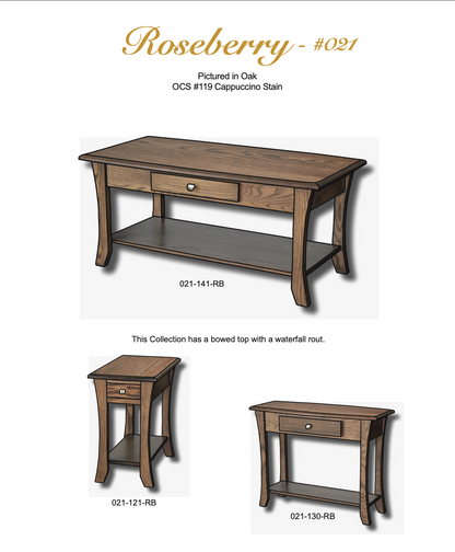 Roseberry End Table With Drawer