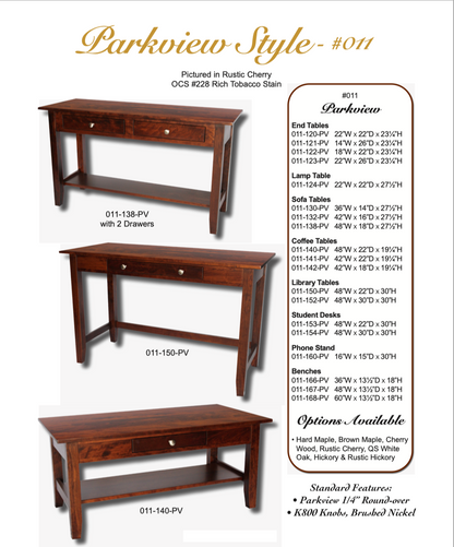 Parkview 48″ Sofa Table 