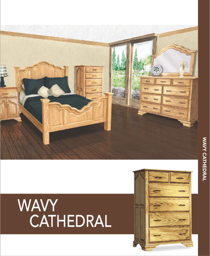 Wavy Cathedral Bedroom Set