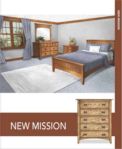 New Mission Bedroom Set