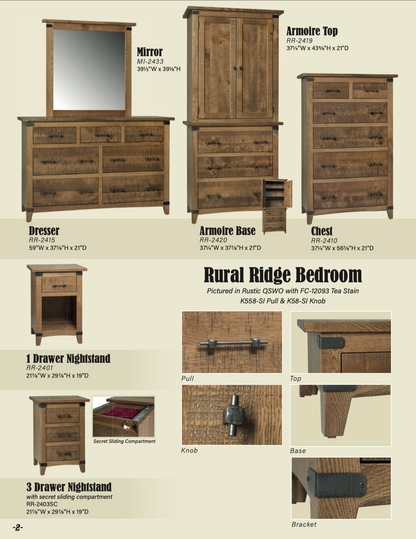 Rural Ridge Bedroom Set