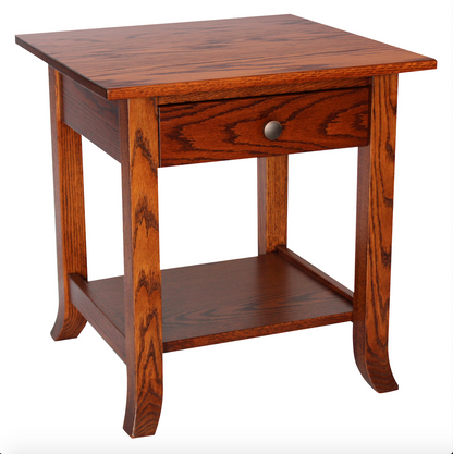 Carlisle Shaker 22" x 22" End Table With Drawer