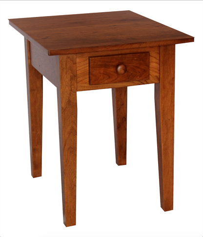 Shaker (No Shelf) Chair Side Table With Drawer
