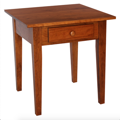 Shaker (No Shelf) End Table With Drawer