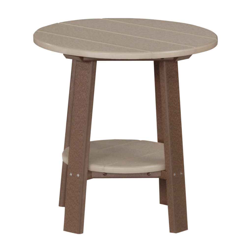 Poly Round End Table