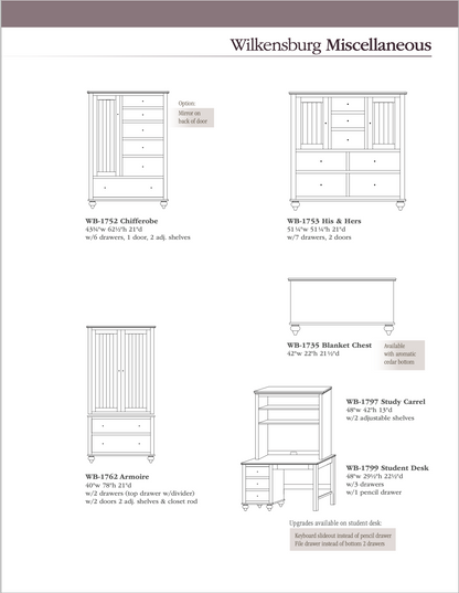 Wilkensburg Bedroom Set