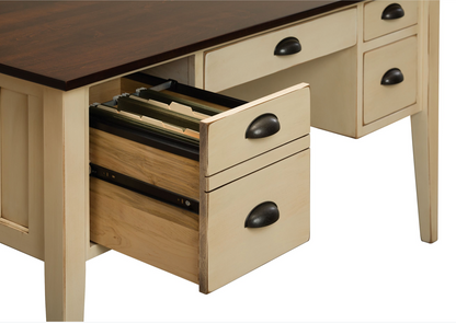 Modern Mission Transitional 55” Desk