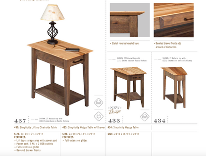 Simplicity 40" Small Writing Desk