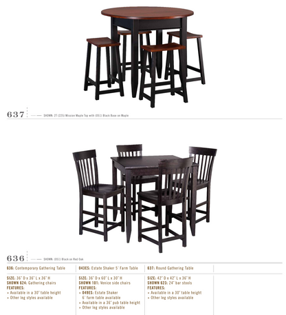 Lancaster Mission Dining Room Set