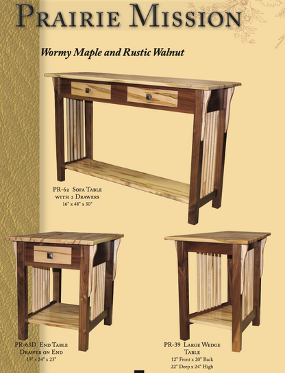 Prairie Mission 24" x 19" End Table