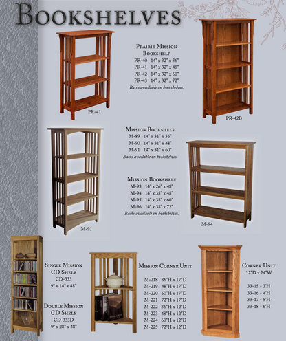 Prairie Mission Wormy Maple and Walnut Small 42" TV Stand