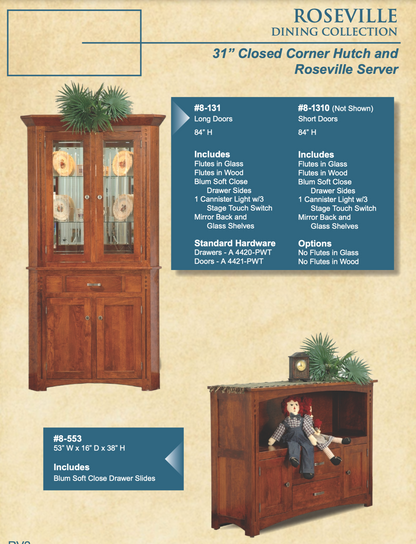 Roseville 53″ Server