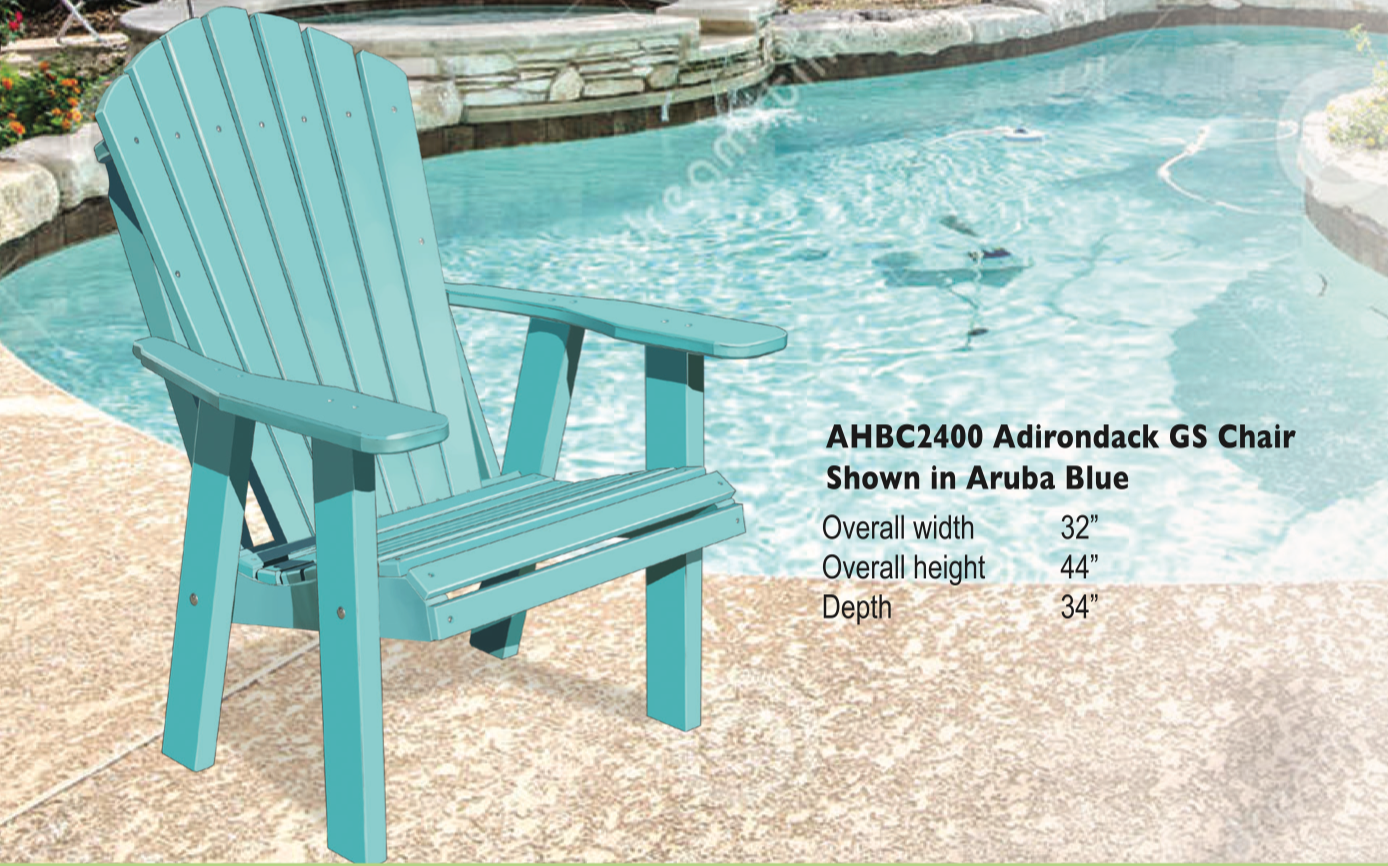 Poly 2' Adirondack Chair