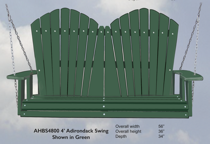 Poly 4′ Adirondack Swing