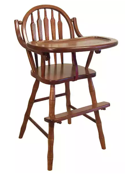 Arrow Back High Chair