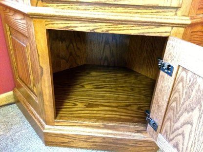 8 Gun Carousel Corner Gun Cabinet